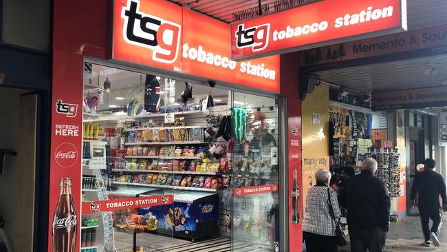 A TSG tobacco station outlet. Picture: Jim O'Rourke