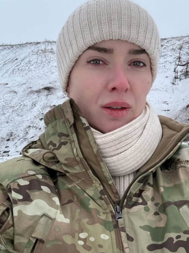 Elina Svitolina rugged up in the mountains. Photo: Instagram.