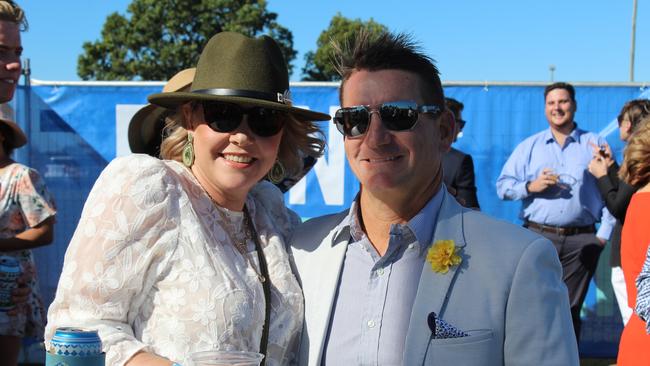 POP UP POLO BUNDABERG 2021: Wendy and Ben Warren at the polo.
