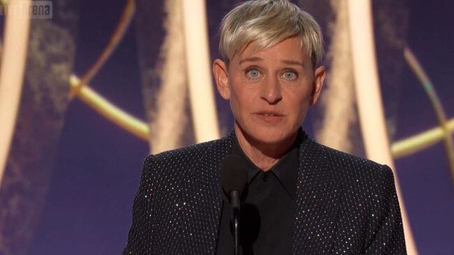 Ellen Degeneres mentions the bushfires.