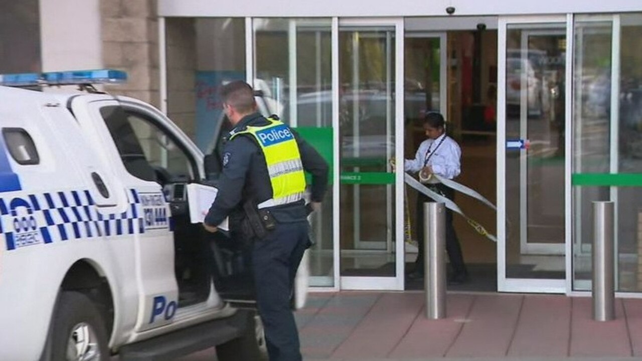 The Centrelink office in Melbourne's Airport West where a worker was stabbed. Picture: Nine News