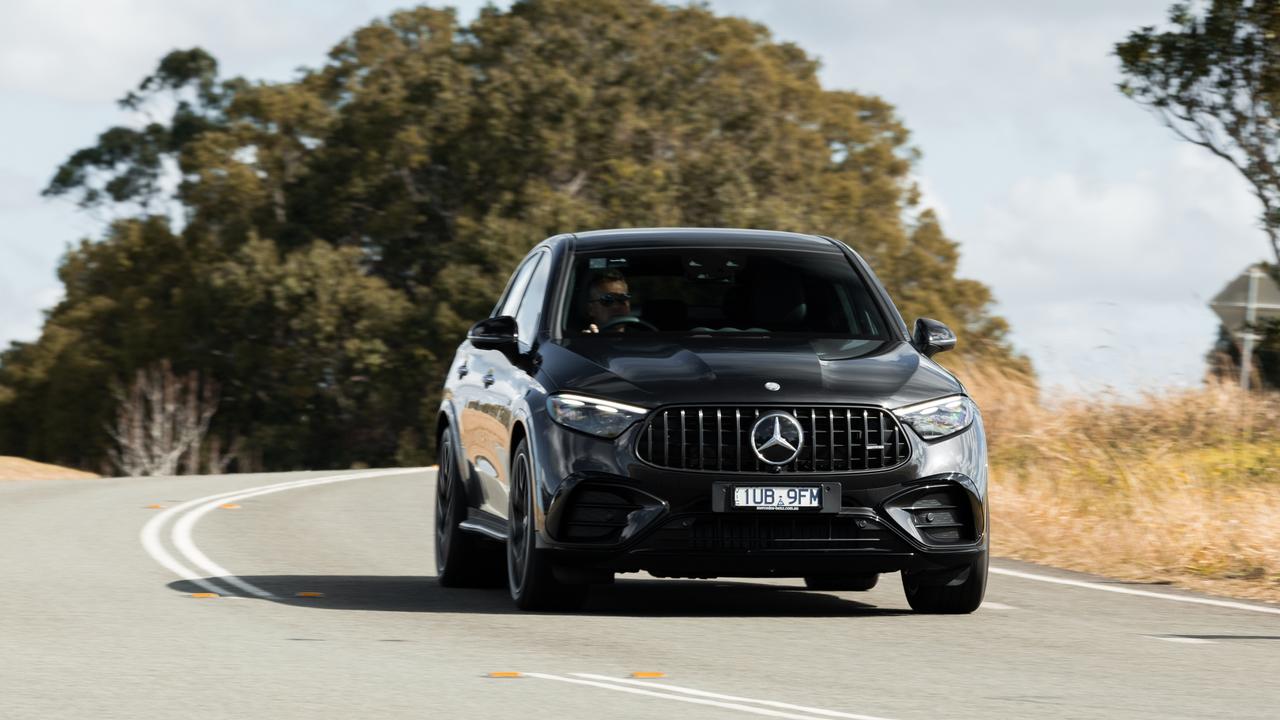 The $195,000 2024 Mercedes-Benz GLC 63 Hybrid. Picture: Supplied