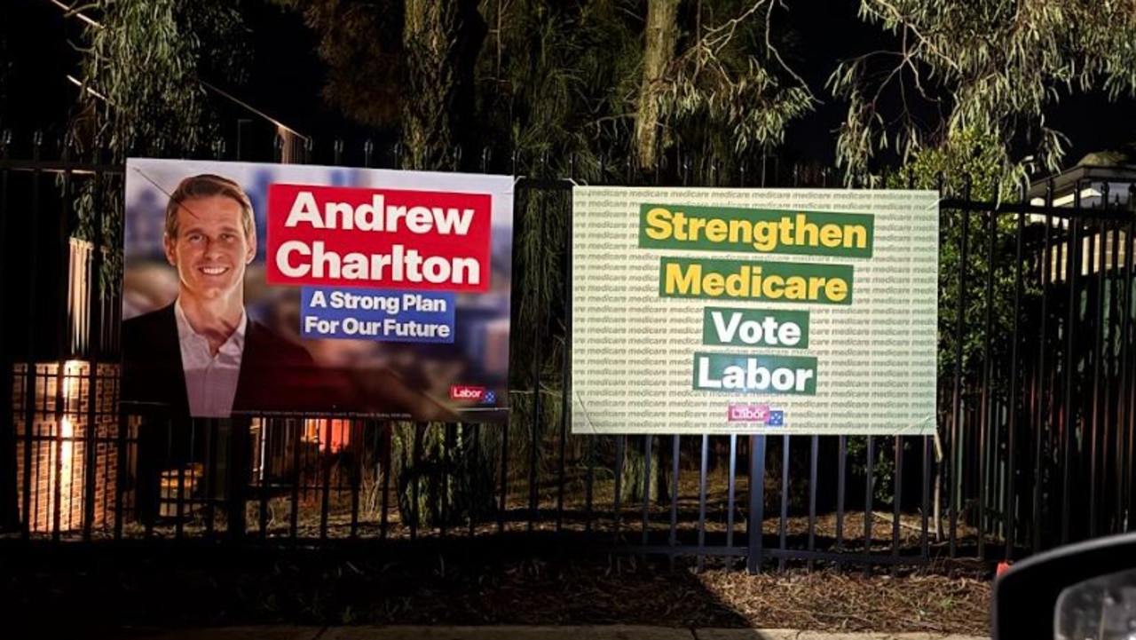 Labor MP Andrew Charlton has a 3.7% margin over the challenger Katie Mullens.