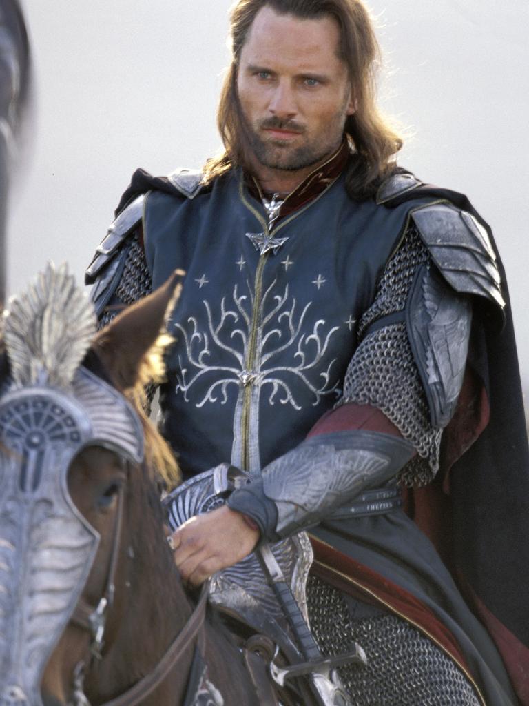 Viggo Mortensen as Aragorn.