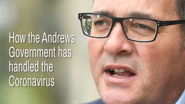 How the Andrews Government has handled the coronavirus