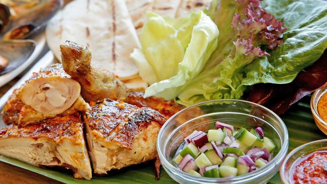 Papi Chulo’s rotisserie Malaysian chicken. Picture: Troy Snook