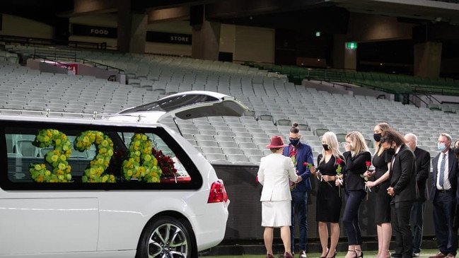 Dean Jones was farewelled at the MCG in October.