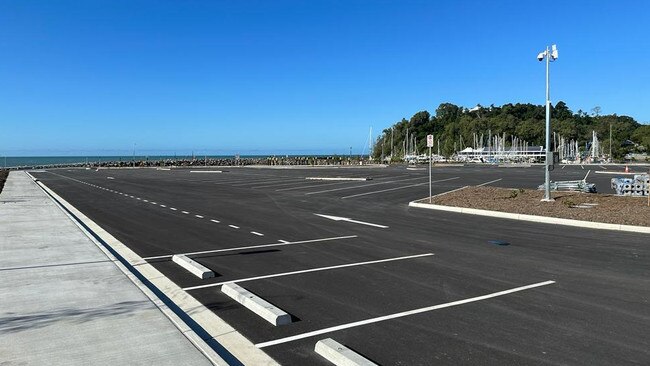 Carpark at the new $22.4m Yorkeys Knob boat ramp. Picture: Craig Crawford