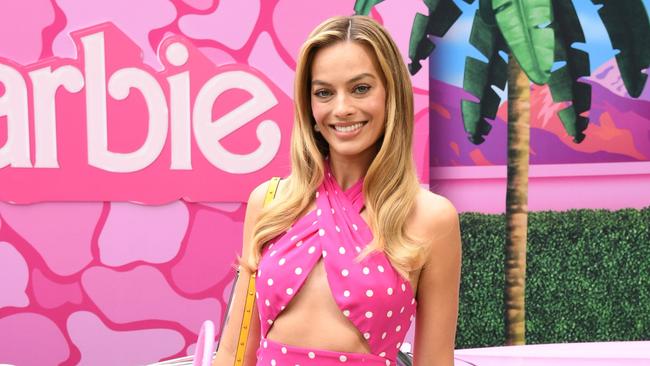 LOS ANGELES, CALIFORNIA - JUNE 25: Margot Robbie attends the press junket and photo call For "Barbie" at Four Seasons Hotel Los Angeles at Beverly Hills on June 25, 2023 in Los Angeles, California. (Photo by Jon Kopaloff/Getty Images)