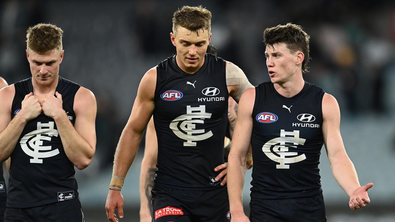 Patrick Cripps may delay signing his new deal with Carlton. Photo: Quinn Rooney/Getty Images.