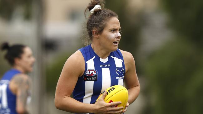 Emma Kearney was North Melbourne’s best player. Picture: AFL Media