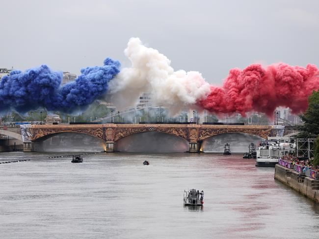 The Seine during this year’s Olympics opening ceremony