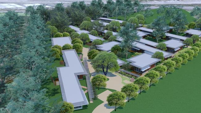 Concept images of planned $10m Aboriginal Elders Village at Bedford Park, part of a ten-year South Australian Aboriginal Housing Strategy.