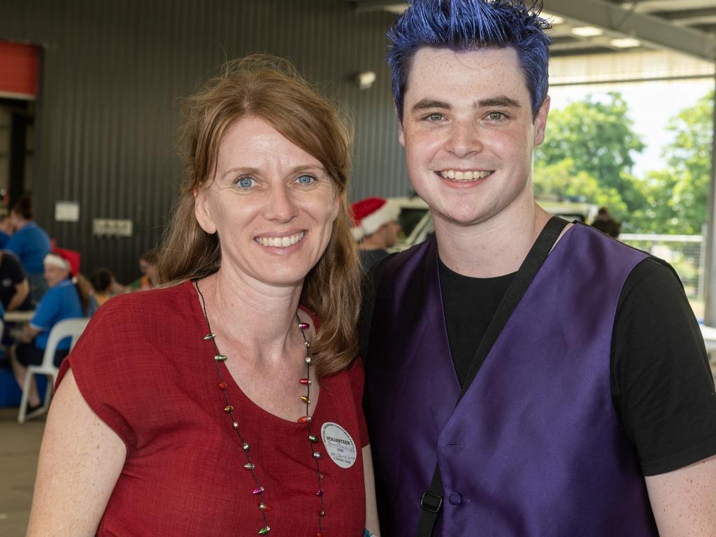 Sharon Tandridge and Magic Jake at Special Childrens Christmas Party Mackay Saturday 19 Novemeber 2022. Picture: Michaela Harlow