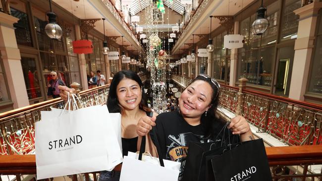 Siriwat Prongsunthia and Liza Tamang Strand Arcade. Picture: John Feder/The Australian