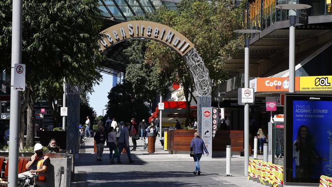 Charter Hall’s new tower will sit in one of the most prominent corners in the Brisbane CBD, at the intersection of George Street and the southern end of Queen Street Mall. Picture: Tertius Pickard