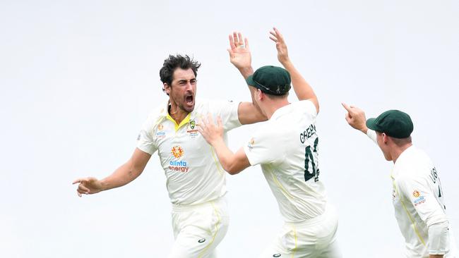 Mitchell Starc embarrassed his critics. Picture: Dan Peled/AFP