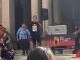 Frame grab from Ben Smees twitter of Meyne Wyatt speaking at the Sydney Black Lives Matter rally