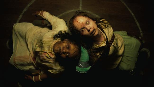 Lidya Jewett and Olivia O’Neill in The Exorcist: Believer