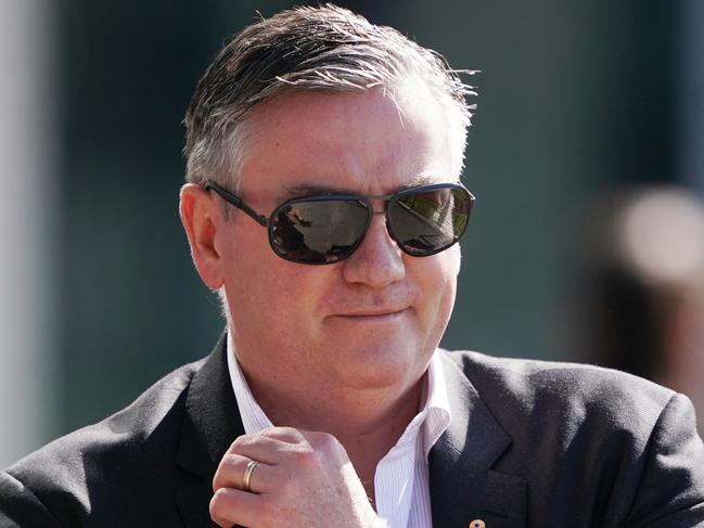 Magpies President Eddie McGuire is seen during a Collingwood training session at the Holden Centre in Melbourne, Wednesday, September 4, 2019. (AAP Image/Michael Dodge) NO ARCHIVING