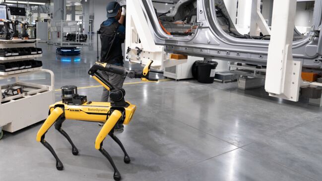 Robot Dogs and AI: Is This the Future of EV Factories?