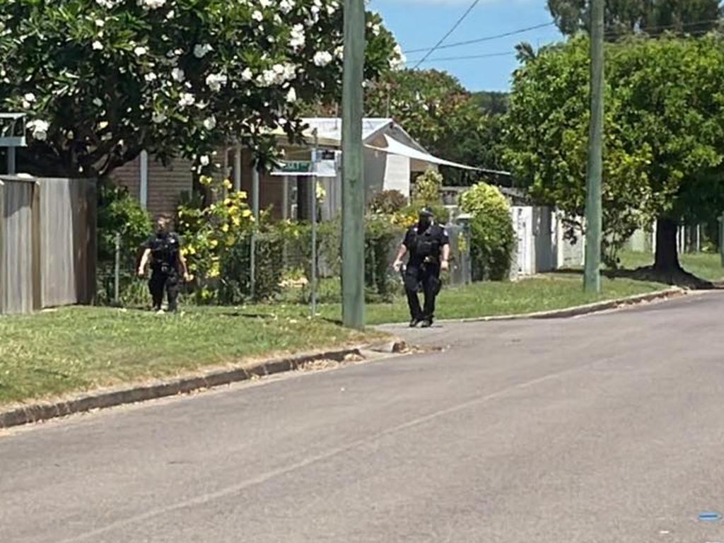 Police respond to serious incident in Mundingburra. Picture: Daniel Shirkie.