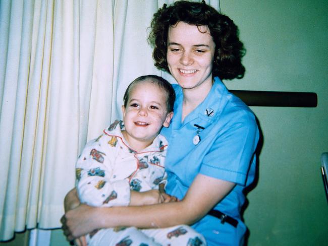 A young Brad O'Connor who was rescued by Mark Skaife. Picture: Supplied