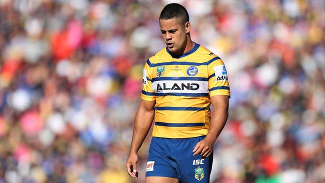 The return of Jarryd Hayne to Parramatta has so far been anything but a fairytale. Picture: Brett Costello