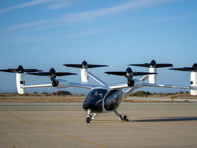 Joby Aviation electric vertical takeoff and landing aircraft. Picture: supplied