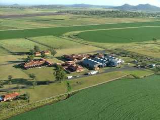 The Wellcamp Downs horse stud is about to be demolished to make way for the growing Wellcamp Airport development. Picture: Contributed