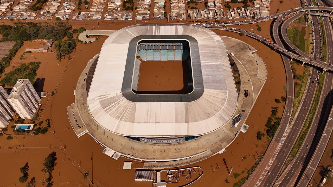 The Arena do Gremio Stadium of the Brazilian football team Gremio on May 7. Picture: Carlos Fabal / AFP