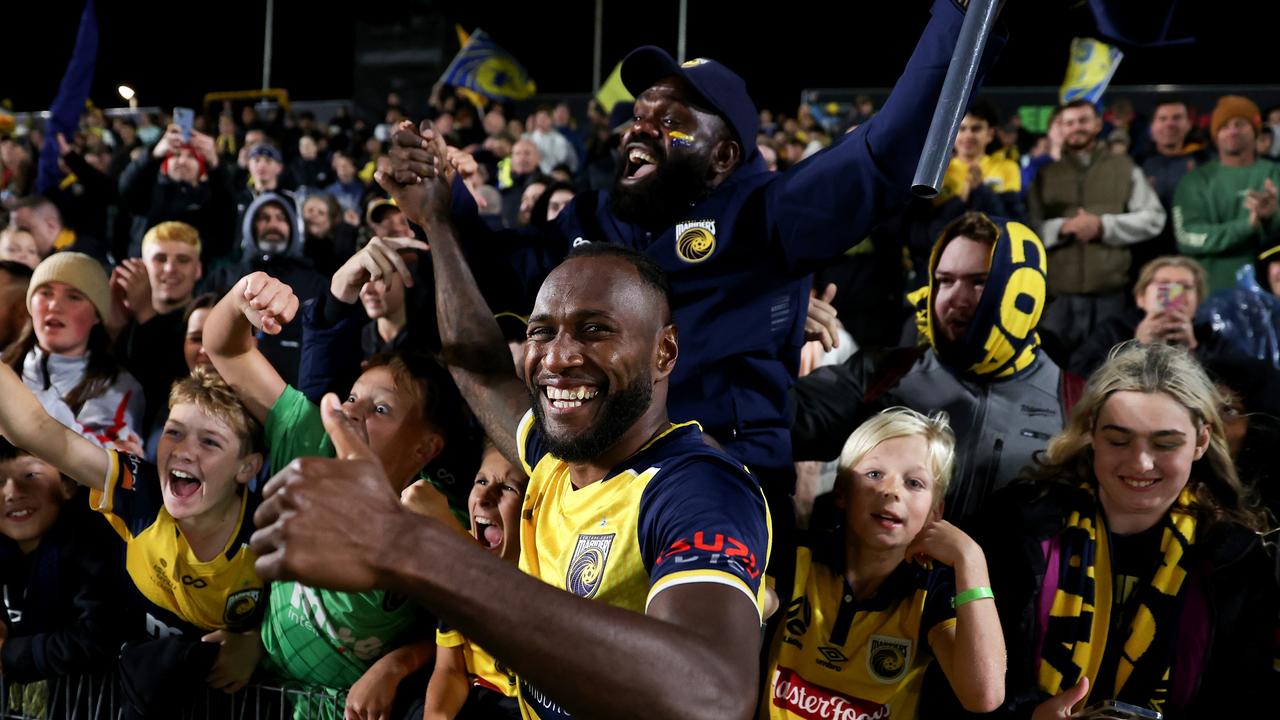 Postecoglou says he has enjoyed watching A-League Men grand finalist Central Coast Mariners over the past two years. Picture: Brendon Thorne / Getty Images