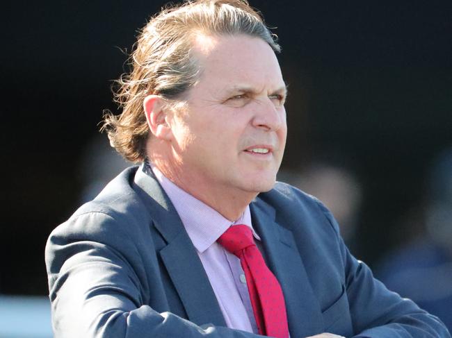 SYDNEY, AUSTRALIA - APRIL 08: Trainer Richard Freedman is seen in  Race 6 The Star Australian Oaks during The Star Championship Day 2: Longines Queen Elizabeth Stakes Day - Sydney Racing at Royal Randwick Racecourse on April 08, 2023 in Sydney, Australia. (Photo by Jeremy Ng/Getty Images)