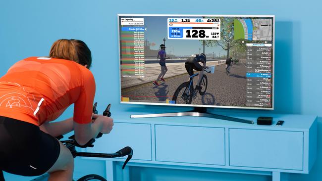 Zwift isn’t cheap. You pay the Australian equivalent of $US14.99 ($22.70) per month.