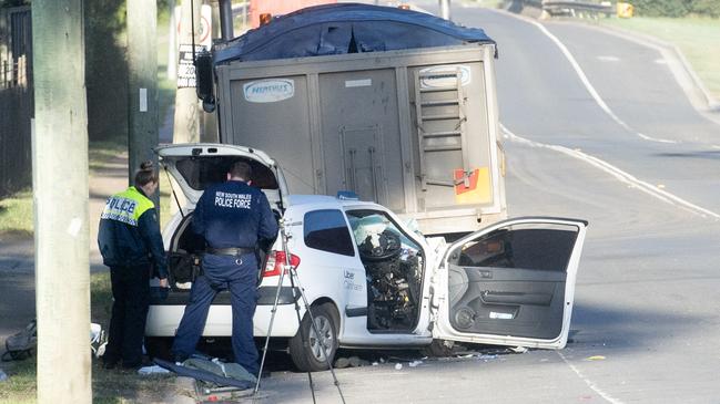 A child has died after a single vehicle crash in Sydney’s west. Picture: NCA NewsWire/Jeremy Piper