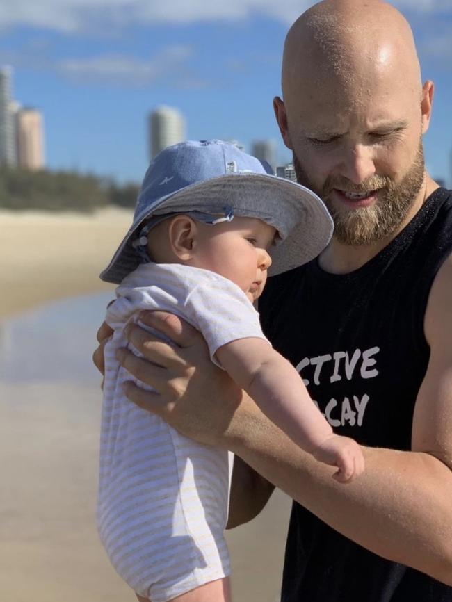 Gary Ablett's post wishing son Levi a happy birthday. Picture: Instagram