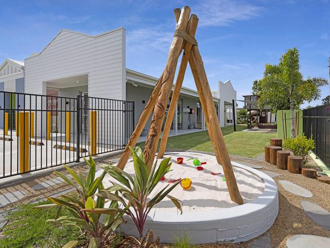 Already proving to be a popular space for children, the tipi sandpit is just one of the innovative concepts that aims to connect children with nature.