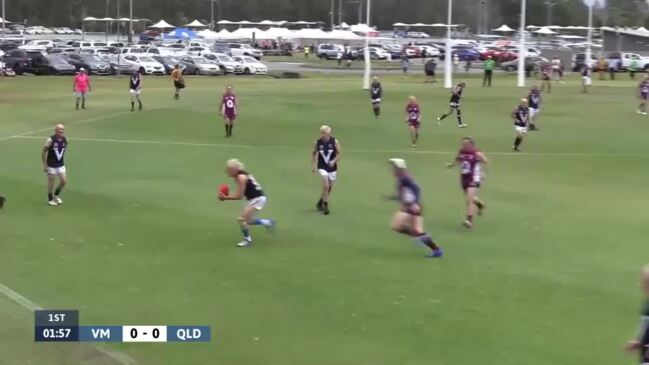 Replay: AFL Masters National Carnival Day 2 - Vic Metro B v QLD (Men 65s)