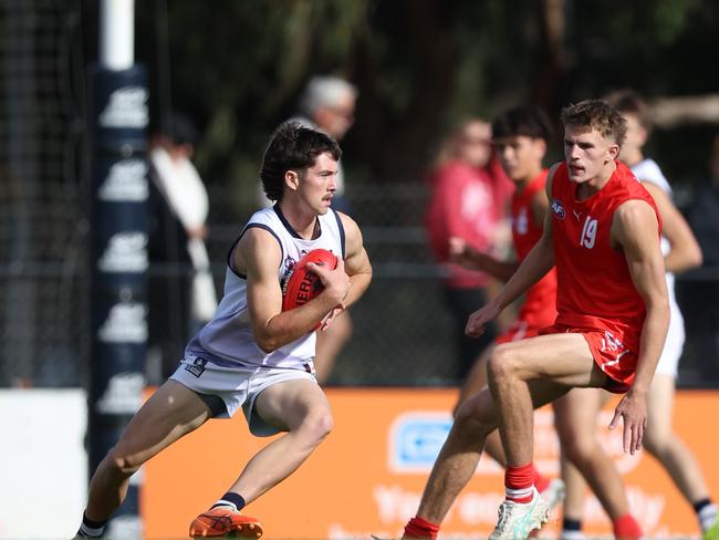 Jesse Mellor kicked six goas for the Young Guns. Picture: Rob Lawson/AFL Photos