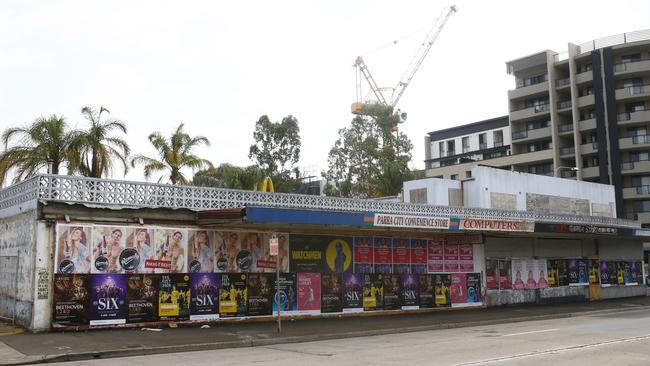 The McDonalds site as viewed from Victoria Rd where a row of shops once operated. Picture: John Appleyard