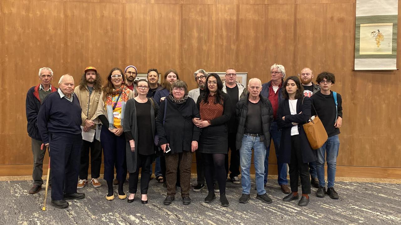 Affected residents claim they were told 40 minutes into Tuesday’s council meeting that voting on their petition would be held privately. Picture: Facebook