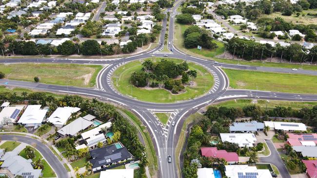 The Kewarra Beach roundabout on the Captain Cook Highway. PICTURE: BRENDAN RADKE