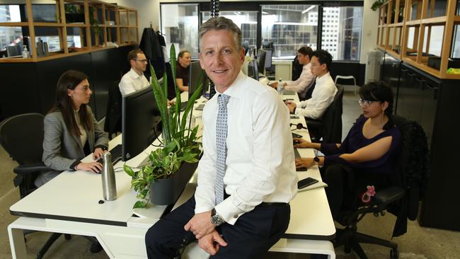 Dexus chief executive Darren Steinberg: ‘Today’s upgrade is a result of better-than-expected outcomes across the underlying property portfolio, as well as delayed settlements for asset sales and other initiatives across the business.’ Picture: Britta Campion