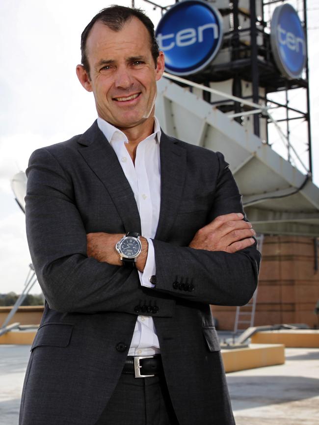 Network Ten chief executive Paul Anderson. Picture: Christian Gilles