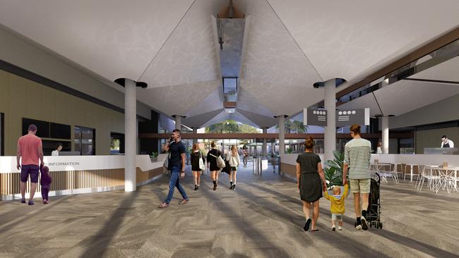 An artist's impression of the Pimpama Sports Hub which is due to open in mid-2021.