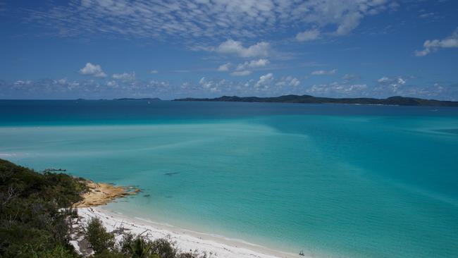 Whitehaven Island in the Whitsunday Islands National Park. Picture: Katrina Lezaic