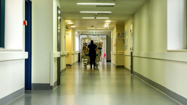 The emergency response comes after paramedics faced off against ED staff at Logan Hospital following overcrowding issues. Picture: AAP Image/Richard Walker