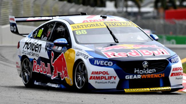 Red Bull driver Jamie Whincup kept the title close with a near-perfect weekend in Townsville. Picture: Evan Morgan