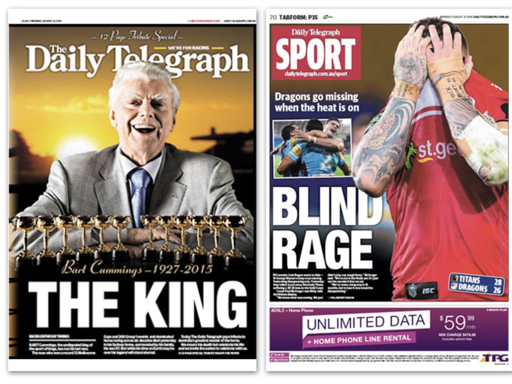 Our Daily & Sunday Telegraph front pages | Daily Telegraph