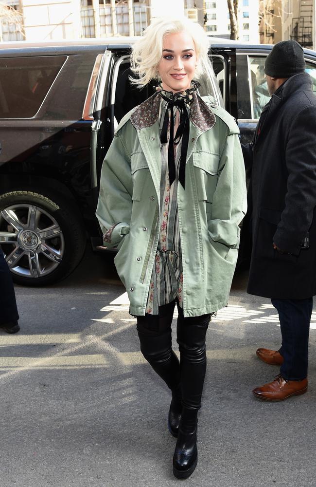 Katy Perry attends the Marc Jacobs Fall 2017 Show at Park Avenue Armory on February 16, 2017 in New York City. Picture: Getty